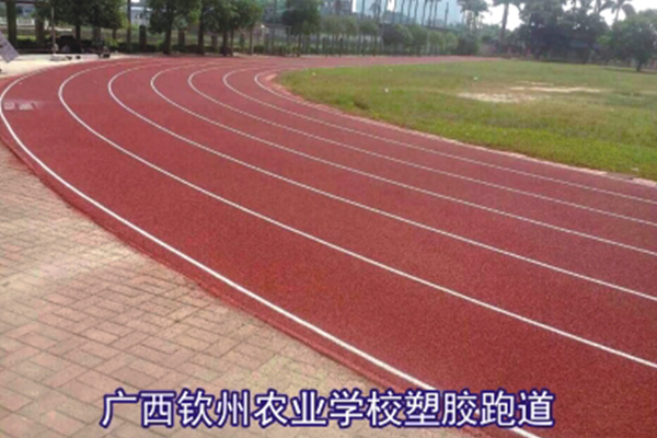 广西钦州农业学校塑胶跑道